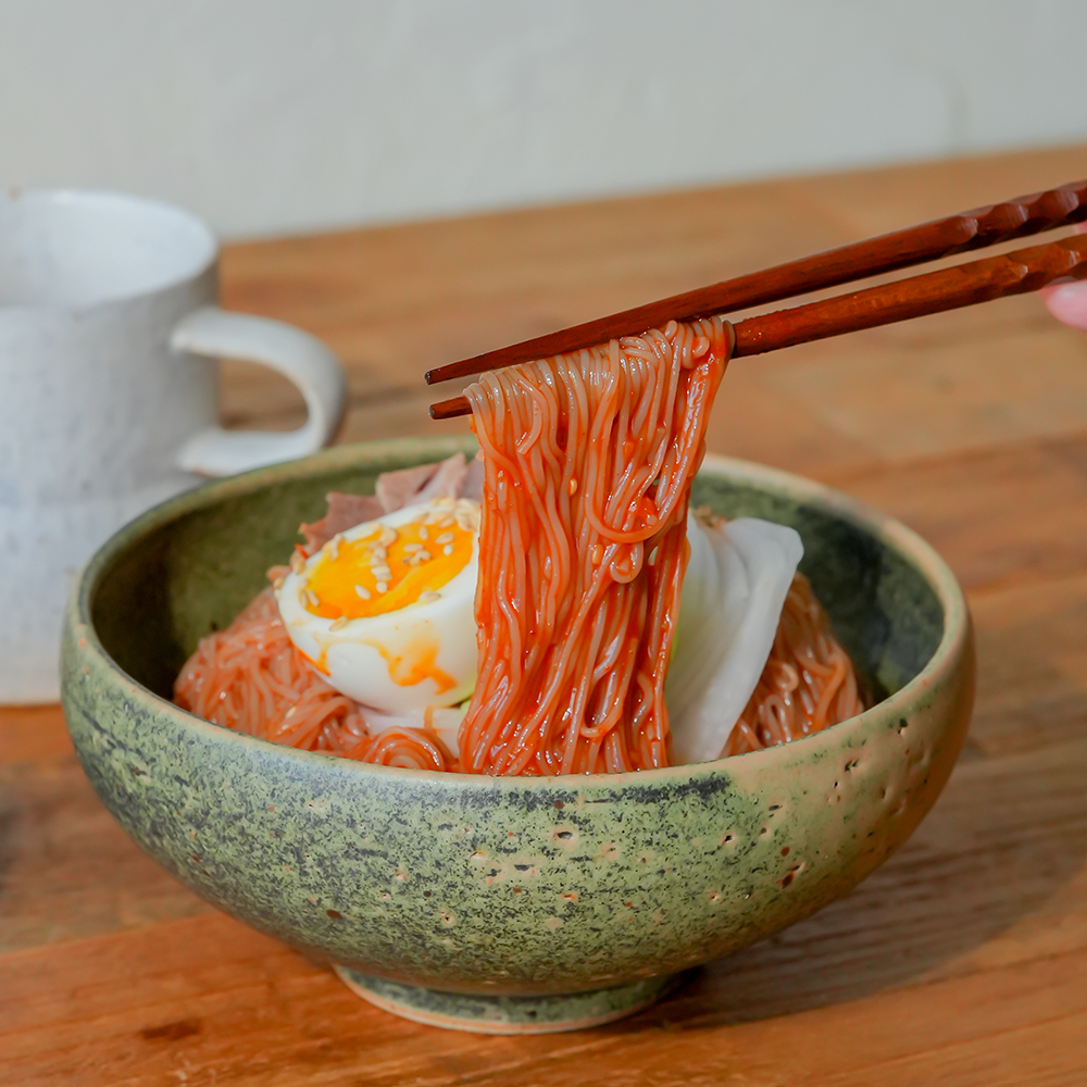 [함흥명가홍현] 맛보장 수제양념 감칠맛 함흥냉면 4인분 새콤달콤 비빔냉면 : 이츠앤제이