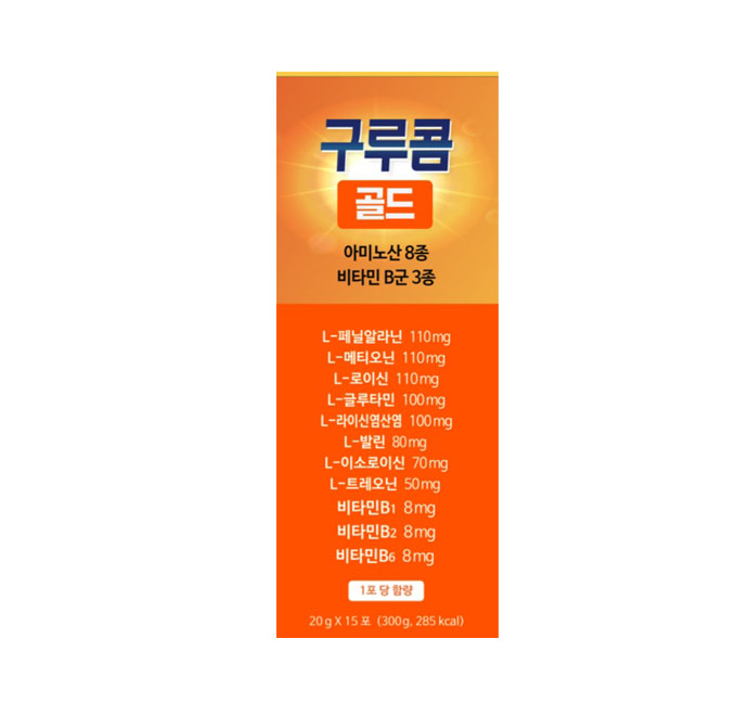 [약국 정품] 구루콤 15일분/ 30일분 아미노산 8종 + 독일산 DSM 사 비타민 B군 3종 수험생 영양제  아미콤 하이콤 글루맥스 활력충전... 