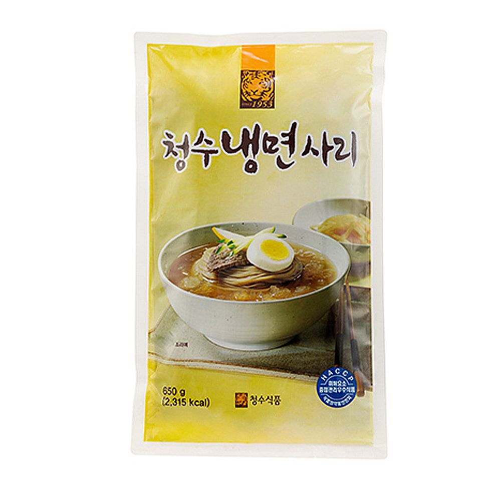 청수 물 비빔 여름요리 함흥 평양 업소용 코스트코 냉면 식자재 냉면사리 650g 10개 : 건강산S