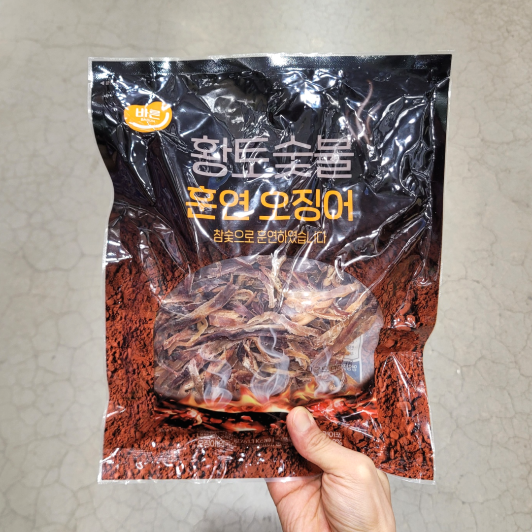 바른홀푸드 황토 숯불 훈연 오징어 240g : e편한마트
