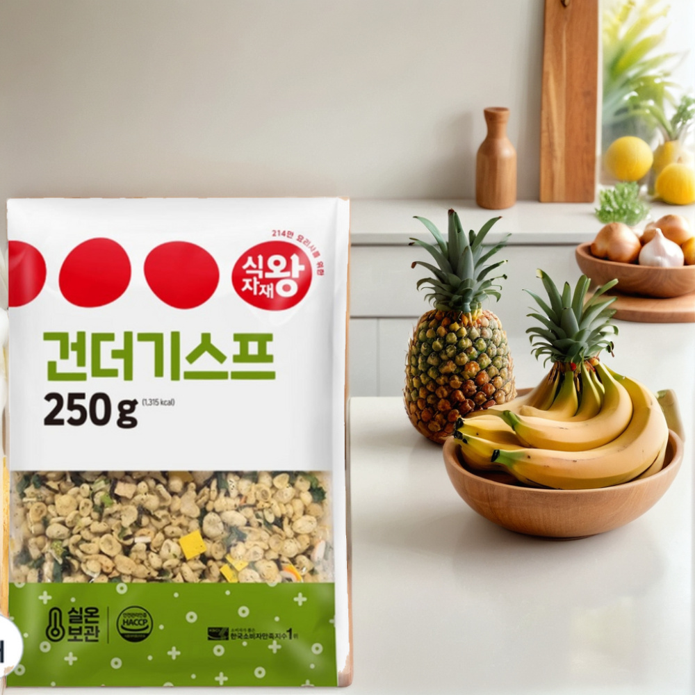 우동후레이크 라면프레이크 우동건더기 고명 건더기스프 야채, 250g ,1개 : 거북이장터