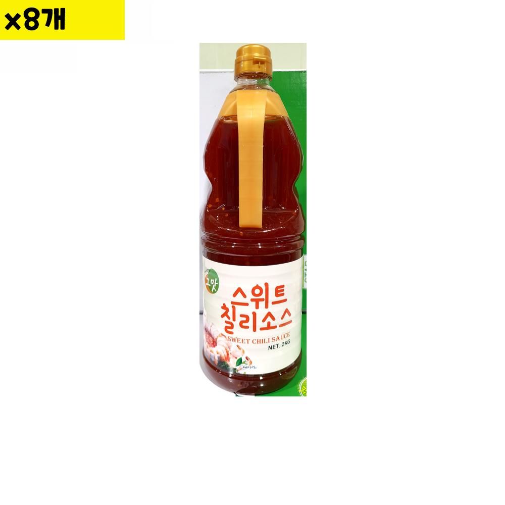 이슬나라 업소용 만능 액상 식당 양념 요리 코스트코 소스 스위트 칠리소스 2kg 8개 : 건강산S