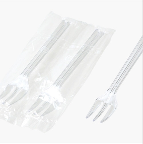 일회용 포크 개별포장 115mm 투명 100개 : 주식회사 마이드