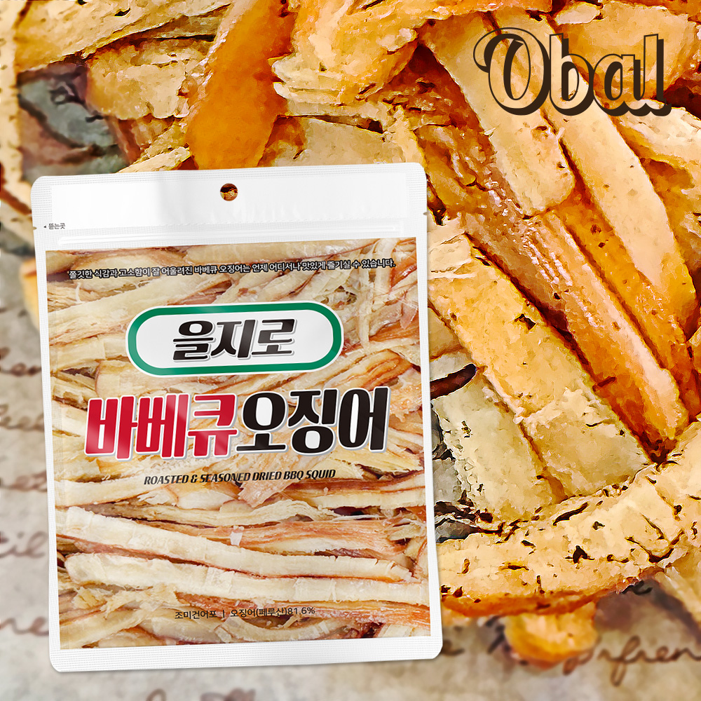 촉촉하고 쫄깃한 오발 을지로 바베큐오징어180g : 오발Obal