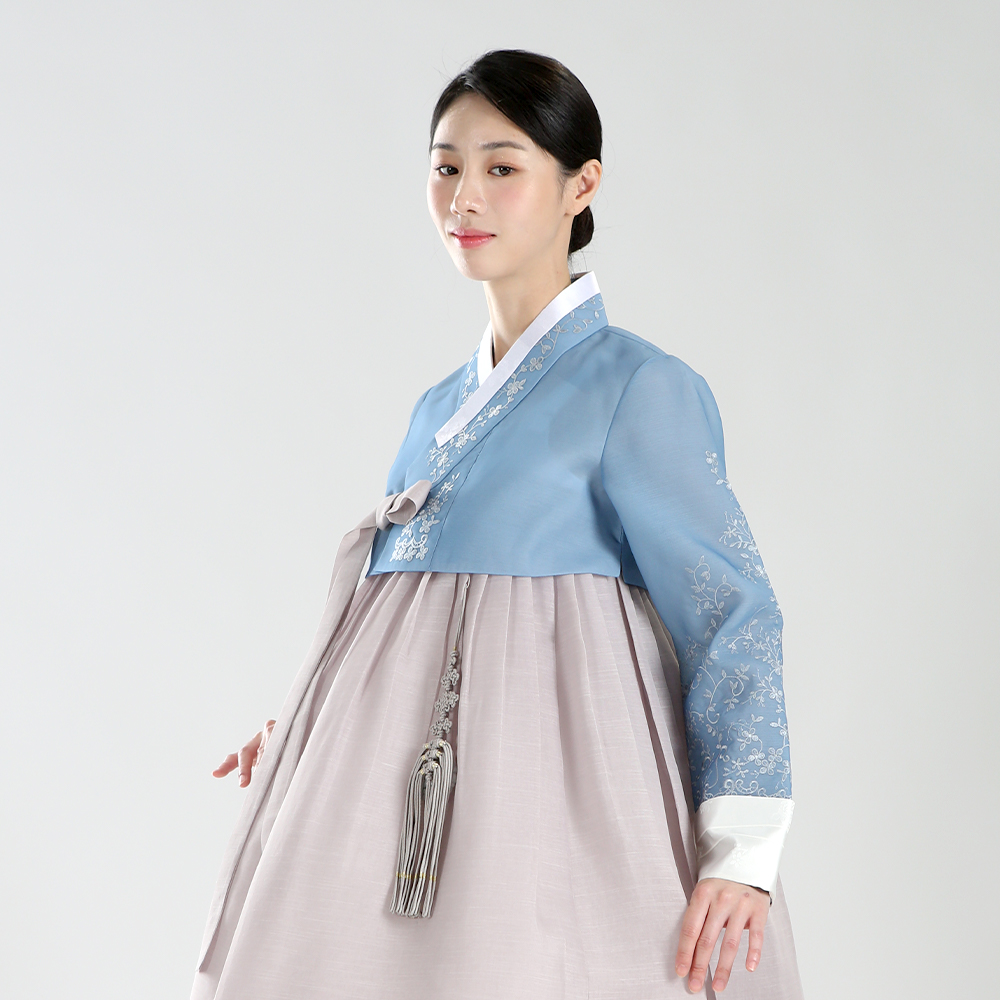 꽃 나들이 저고리 - 하객 혼주 한복 저고리 판매 : 라미라 우리옷