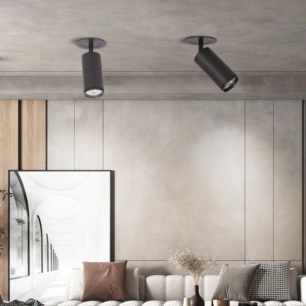 밝기 조절 내장형 COB 천장 LED 다운라이트 스포트라이트, AC85-265V 360 도 회전, 따뜻한 흰색 가정용 조명, 10w, 15w : 여신사스토어
