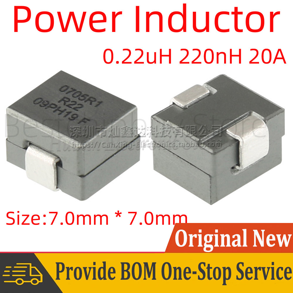 [PWP] FP0705R1 R22 R SMD SMT 몰드 파워 인덕터 고주파 표면 마운트 인덕턴스 0 22uH 220nH 20A 고전류 필터 5개 : 참새의잡화점