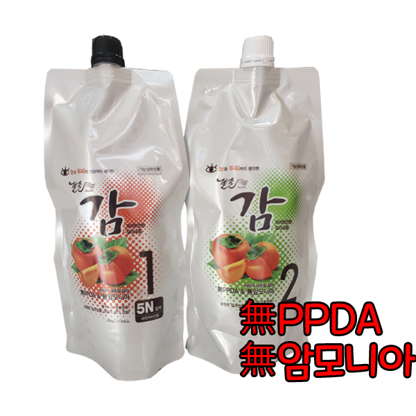 젤존 감 트리트먼트 컬러크림 천연새치염색약 저자극 눈보호 500g : BS헤어몰