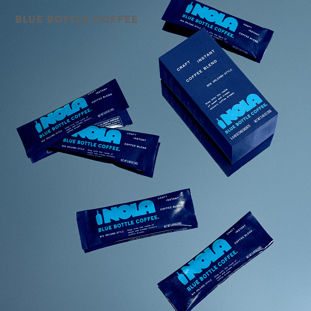 [공식] 블루보틀 크래프트 인스턴트 커피 블랜드 놀라 Blue Bottle Craft Instant Coffee Blend NOLA : 블루보틀커피 스토어