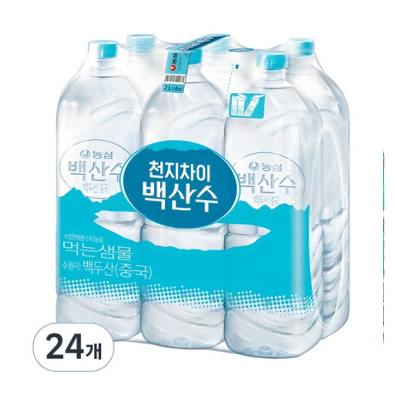 백산수 생수 2L, 24개 : 다미온몰
