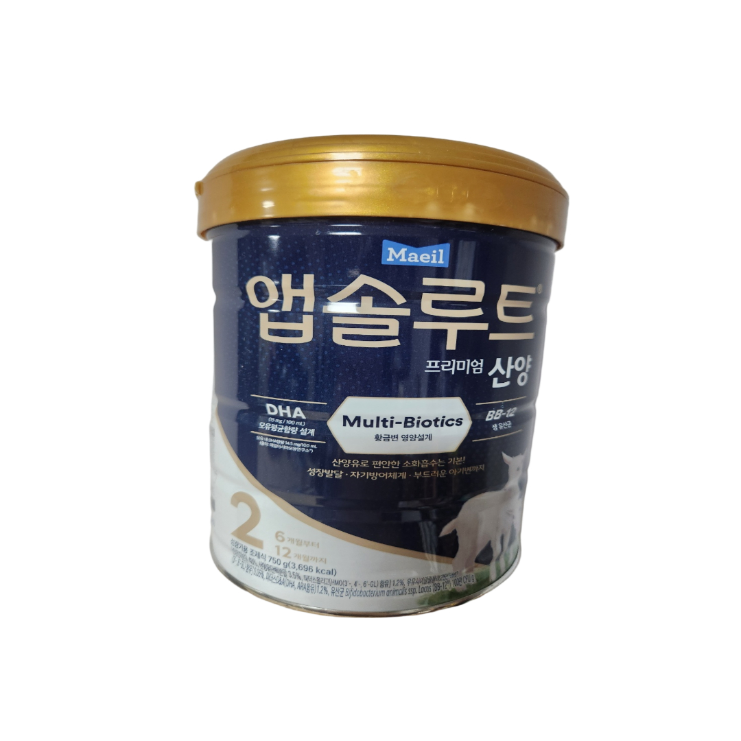 매일유업 앱솔루트 플래티넘 산양 2단계 750g (1개) : 팍스클럽