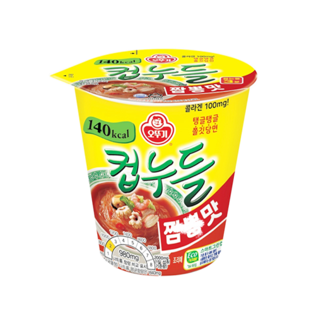 오뚜기 컵누들 짬뽕맛 38.2g x 6개 : 노다지마트