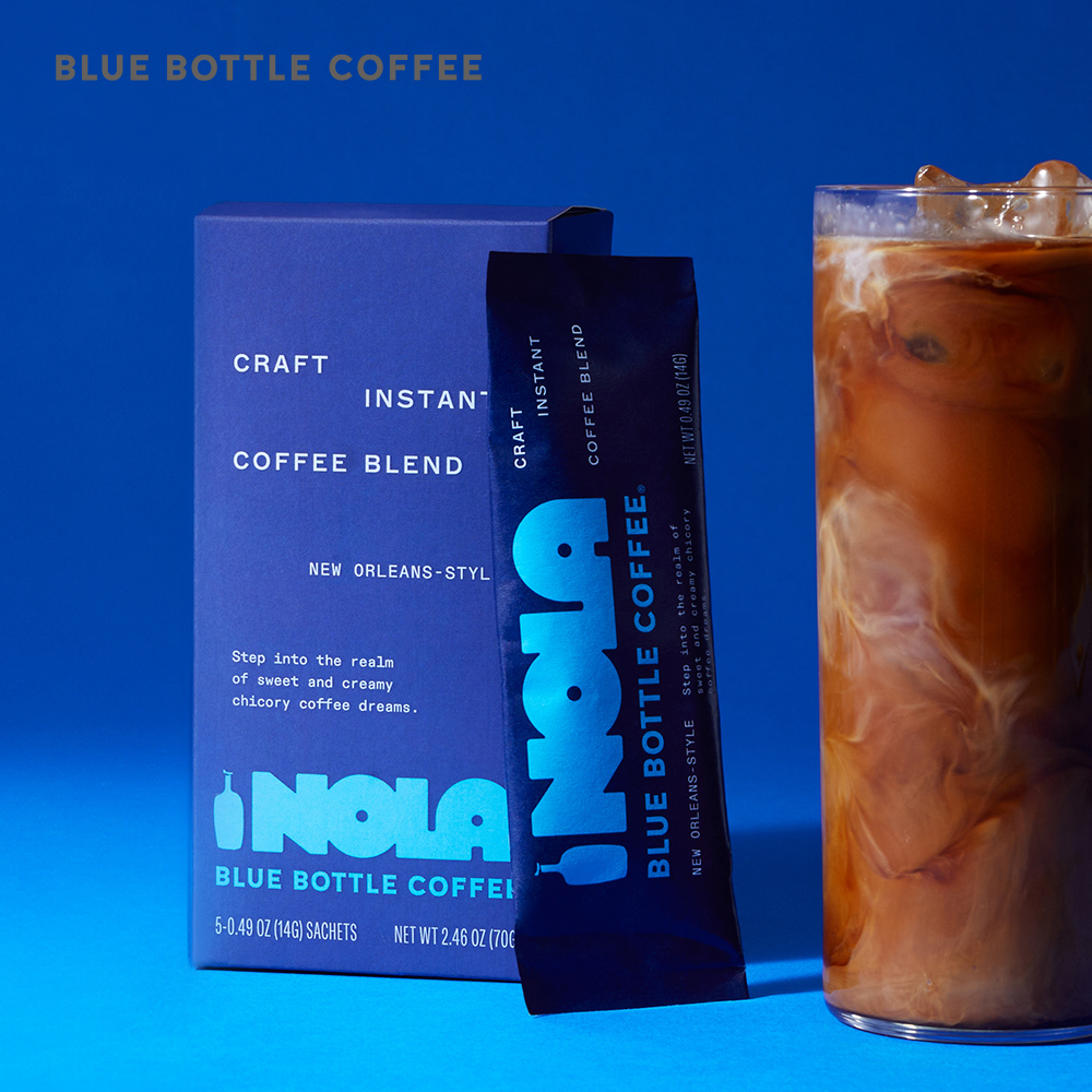 [공식] 블루보틀 크래프트 인스턴트 커피 블랜드 놀라 Blue Bottle Craft Instant Coffee Blend NOLA : 블루보틀커피 스토어