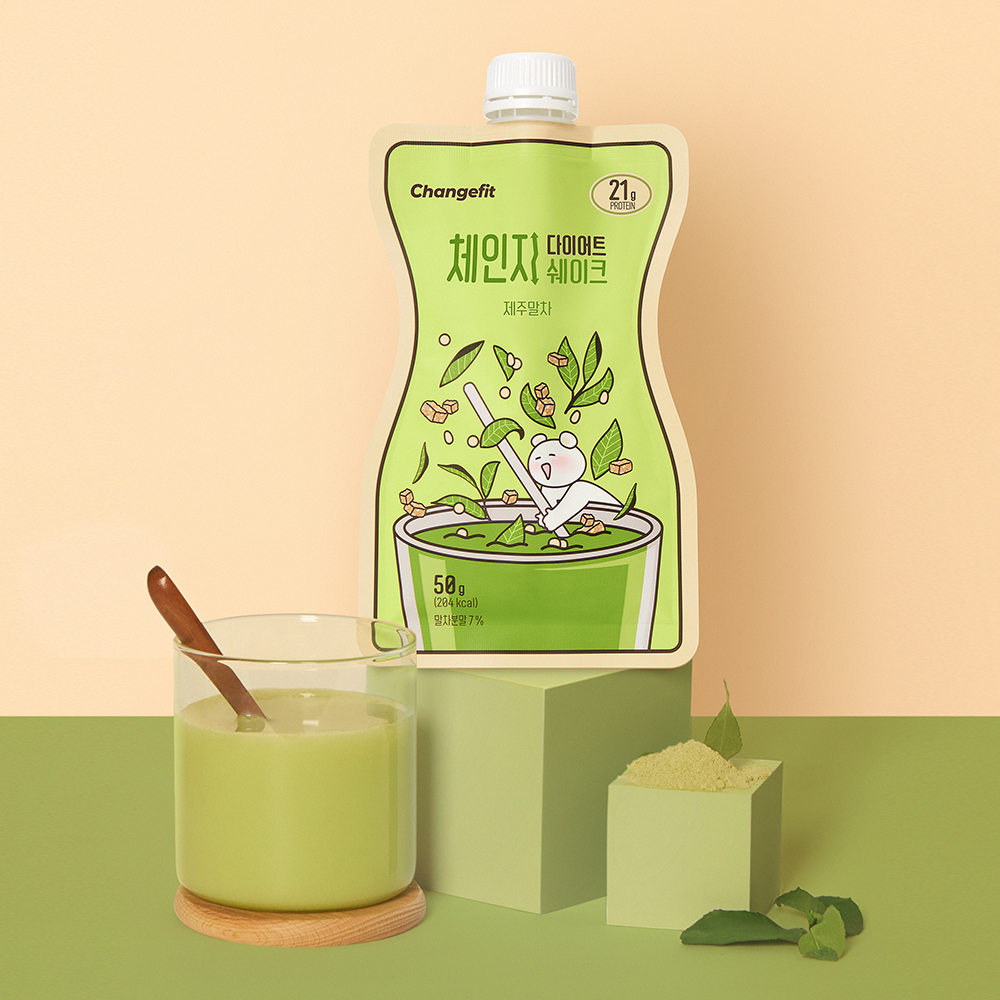 [체인지핏] 다이어트 쉐이크 제주말차 50g x 1팩 : 에이집