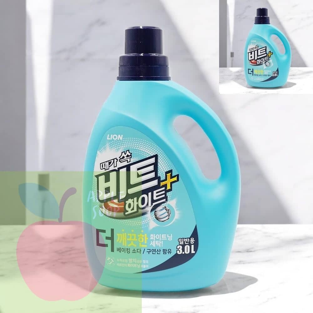 AP 액상세탁세제 액체세제 비트 화이트플러스 3L 일반용기 : 사과soop