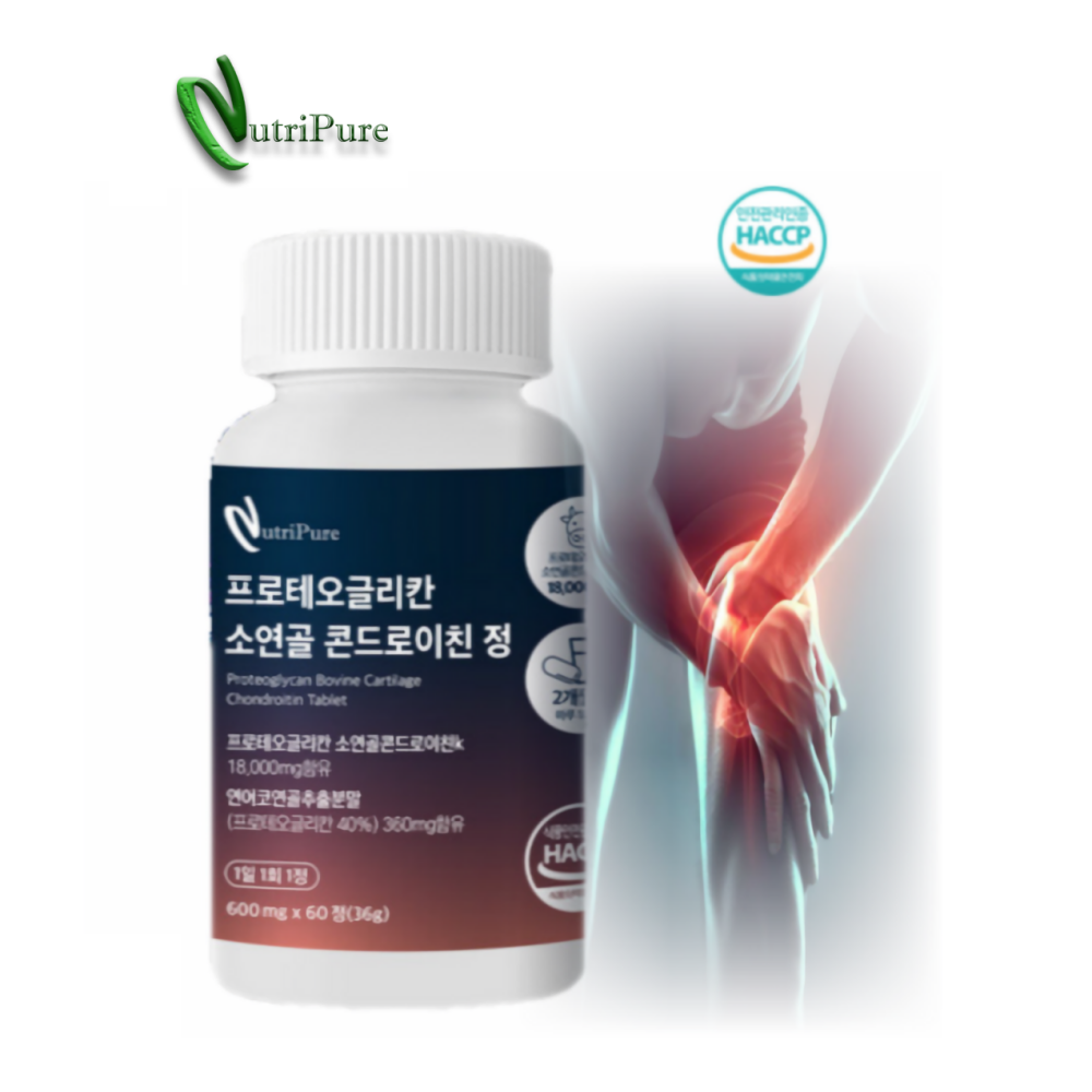 [유통기한 25년 9월 대폭인하판매] 뉴트리퓨어 소연골 콘드로이친 18,000mg : 뉴트리퓨어