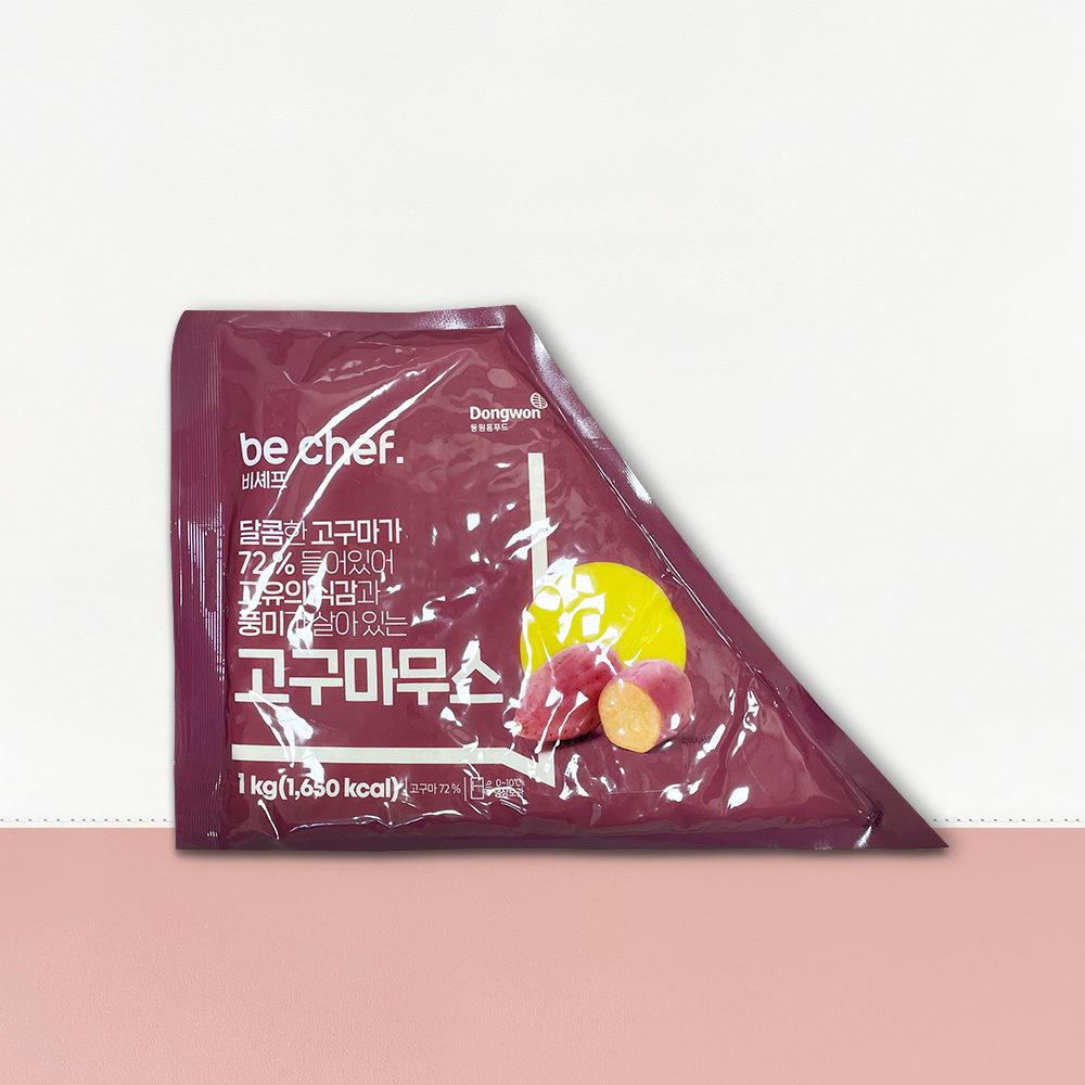 [지케이푸드] 동원 뉴고구마무스 1kg 비셰프 피자 고구마 크러스트 : 지케이푸드