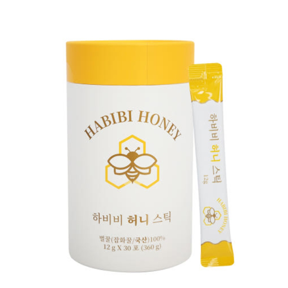 하비비 허니스틱 360g x 1개(30포입) 벌꿀 간편한 스틱형 면역력향상 : 주식회사 대일유통