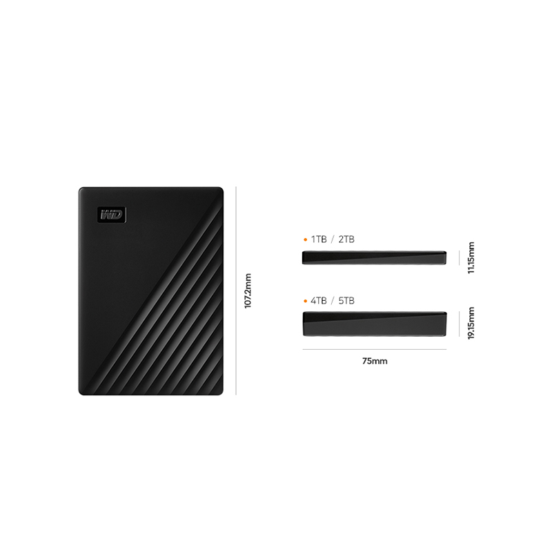 WD 외장하드 NEW My Passport 대용량 외장 HDD 4TB, 화이트 : 주식회사 피아이디