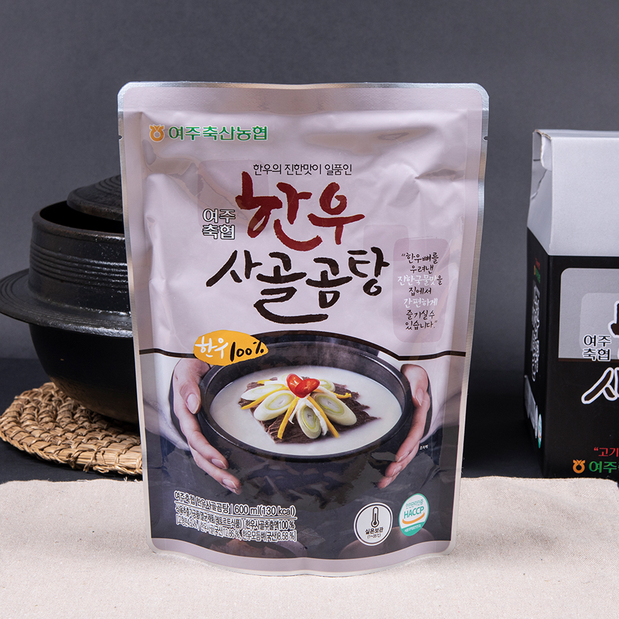 여주축협 한우 사골곰탕(1팩 600ml/일반포장) : 스마트허브몰