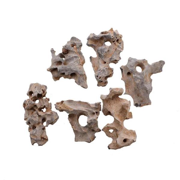 1pcs 4-6cm 자연 수족관 장식 돌 Rockery 조경 물고기 탱크 식물 성장에 좋은 미세 다공성 : 한미홀딩스