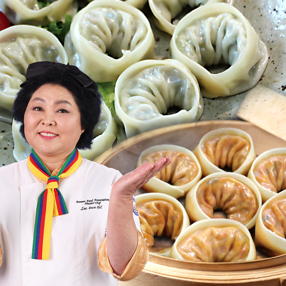 이순실 평양만두 수제 고기 김치 손만두 냉동 왕만두 평양 찐만두 1세트 : 콕콕스토어