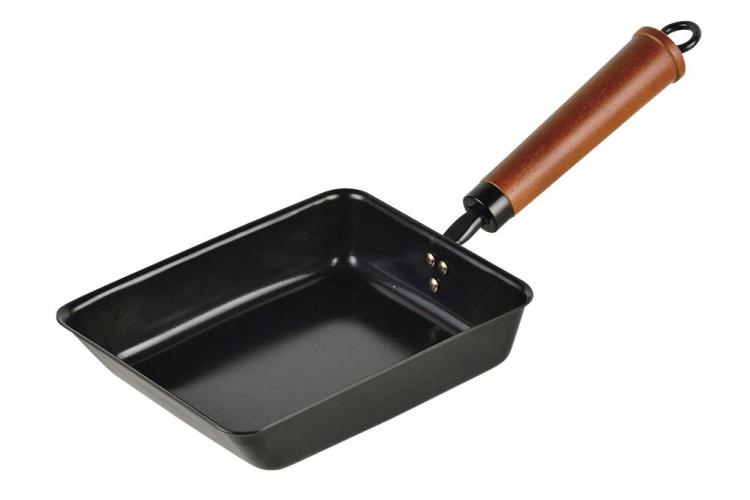 진주 금속 철 계란 구이 프라이팬 14 × 19cm IH 대응 계란 굽기 철 공방 HB-2978 : NABEKI SS