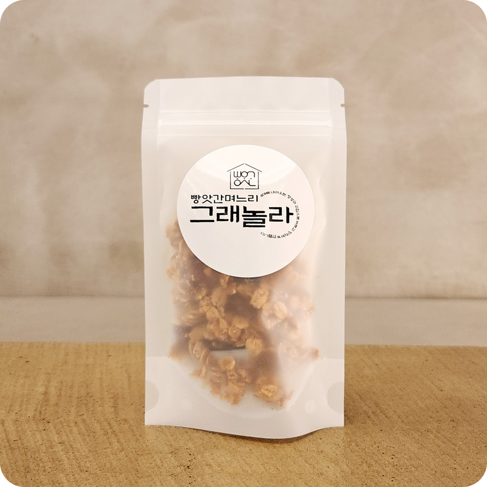 빵앗간며느리 유기농 오트밀 수제 그래놀라 30g, 1개 : 100년 방앗간