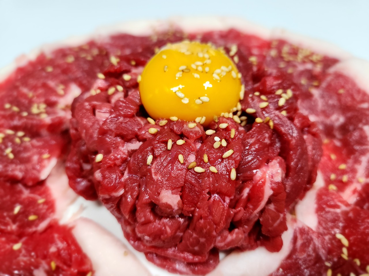 투뿔 한우 육사시미250g 육회200g 혼합구성 : 에이치투블루