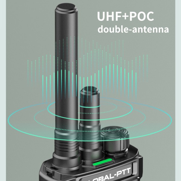 글로벌-ptt G2 POC + UHF 워키토키 장거리 햄 휴대용 통신 아마추어 양방향 라디오 경찰 전화 : 가람글로벌01