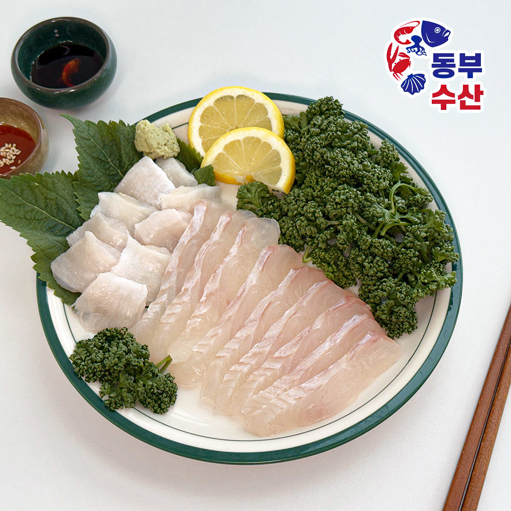 당일작업 숙성광어 필렛 국산 대광어 광어회 250g 500g : 동부수산