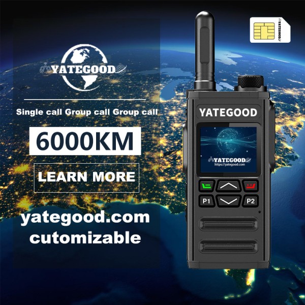 YATEGOOD 휴대용 통신 아마추어 햄 G288 POC 4G LTE 워키토키 양방향 라디오 장거리 전문 경찰 : 가람글로벌01