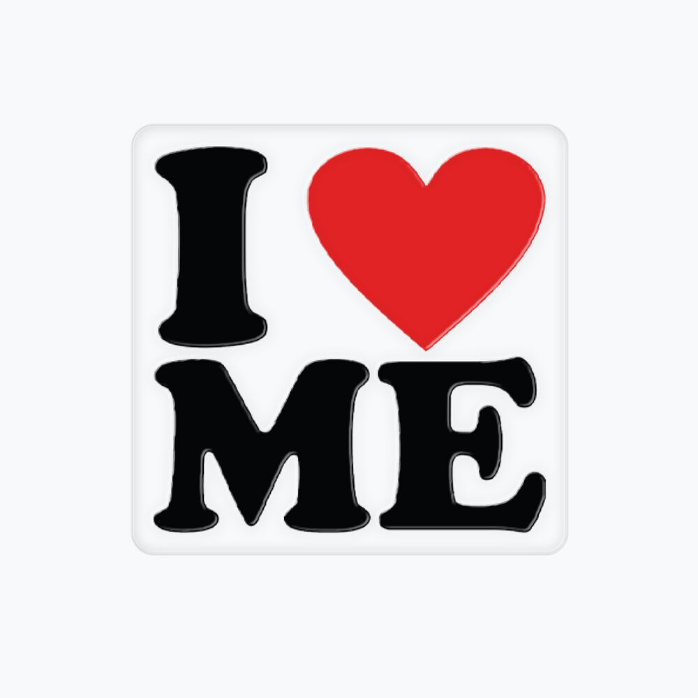 (맥세이프) 아이러브미 영어 레터링 문구 투명 아크릴 맥세이프 스마트톡 : 버블케이스