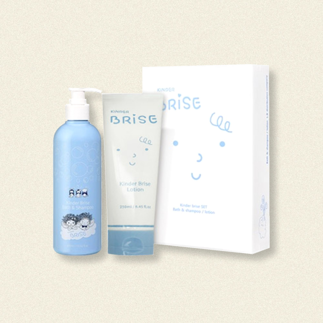 킨더브리제 바스&샴푸 400ml + 로션 250ml  2종세트 영유아 : 디올로지끄 에스테틱