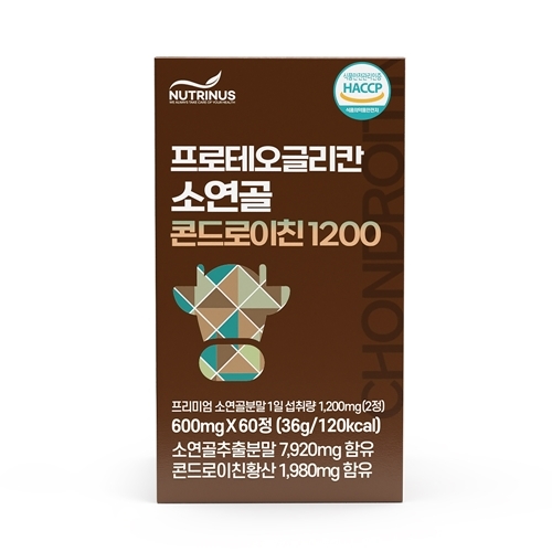 프로테오글리칸효능 소연골 콘드로이친1200 프리테오글리칸 6통 : 좋은 영양제 추천
