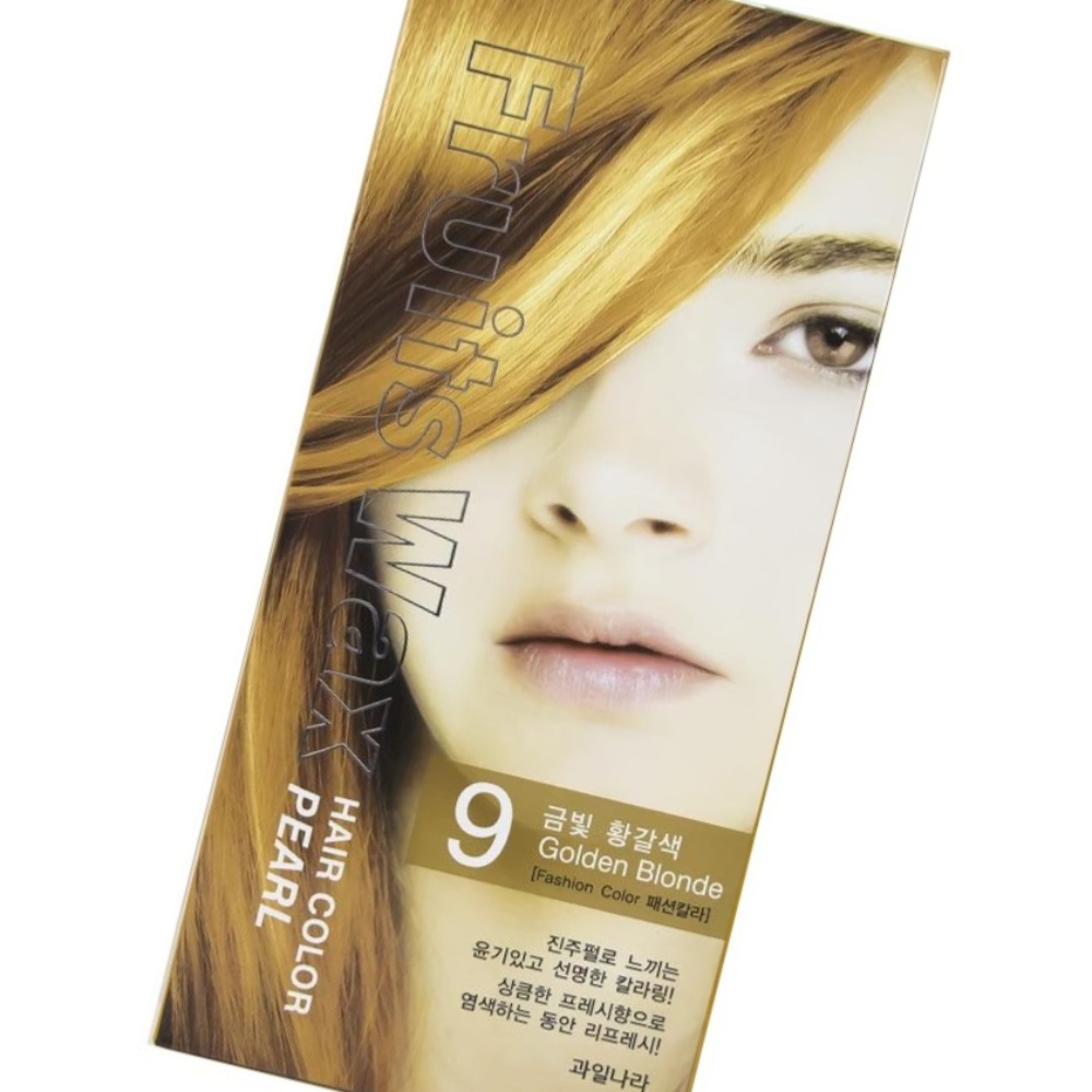 과일나라 9 금빛 황갈색 진주펄 새치커버 셀프 흰머리 쉽고빠른 헤어 머리카락 머리 새치 : 다드림shop