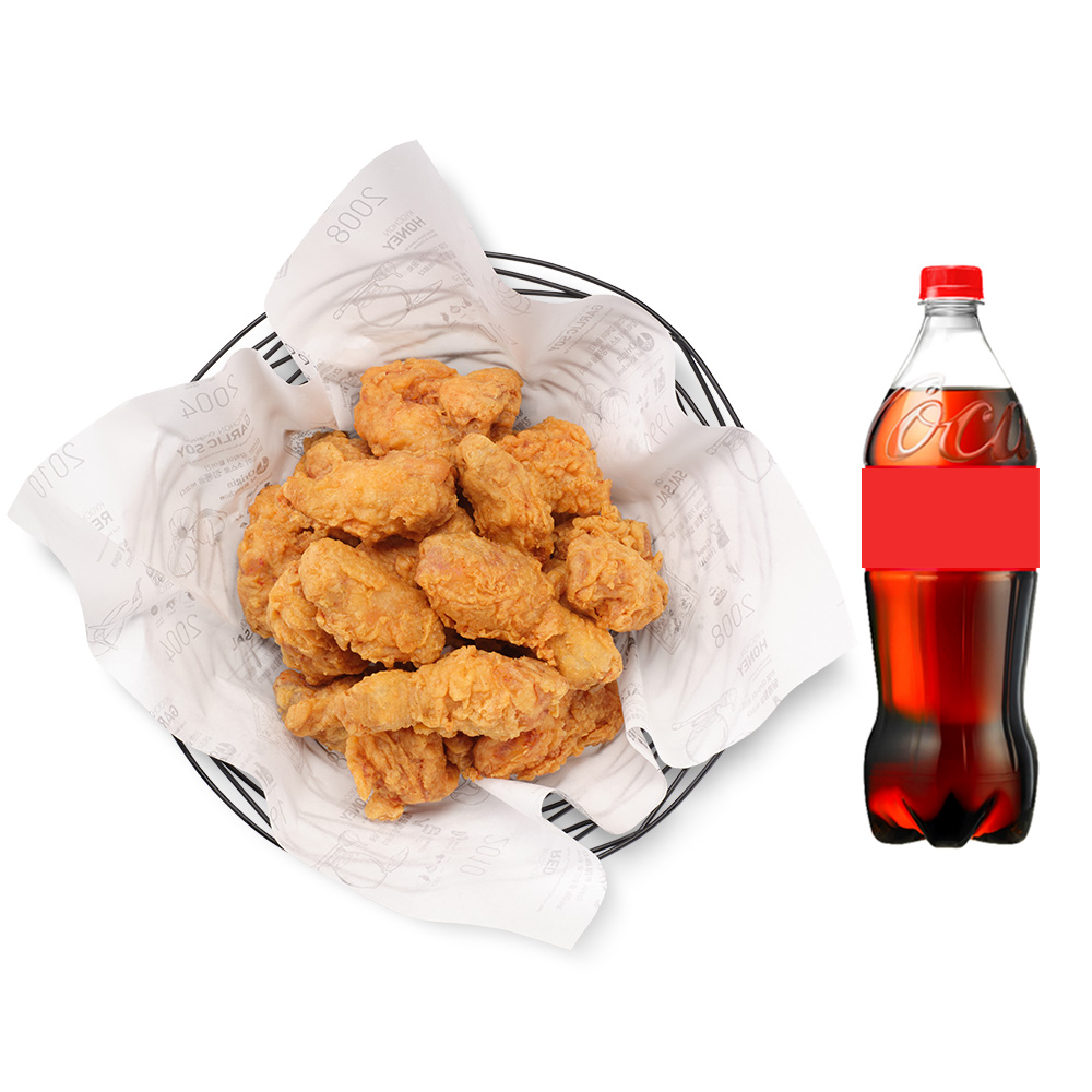 후라이드 한마리+콜라1.25L : 교촌치킨