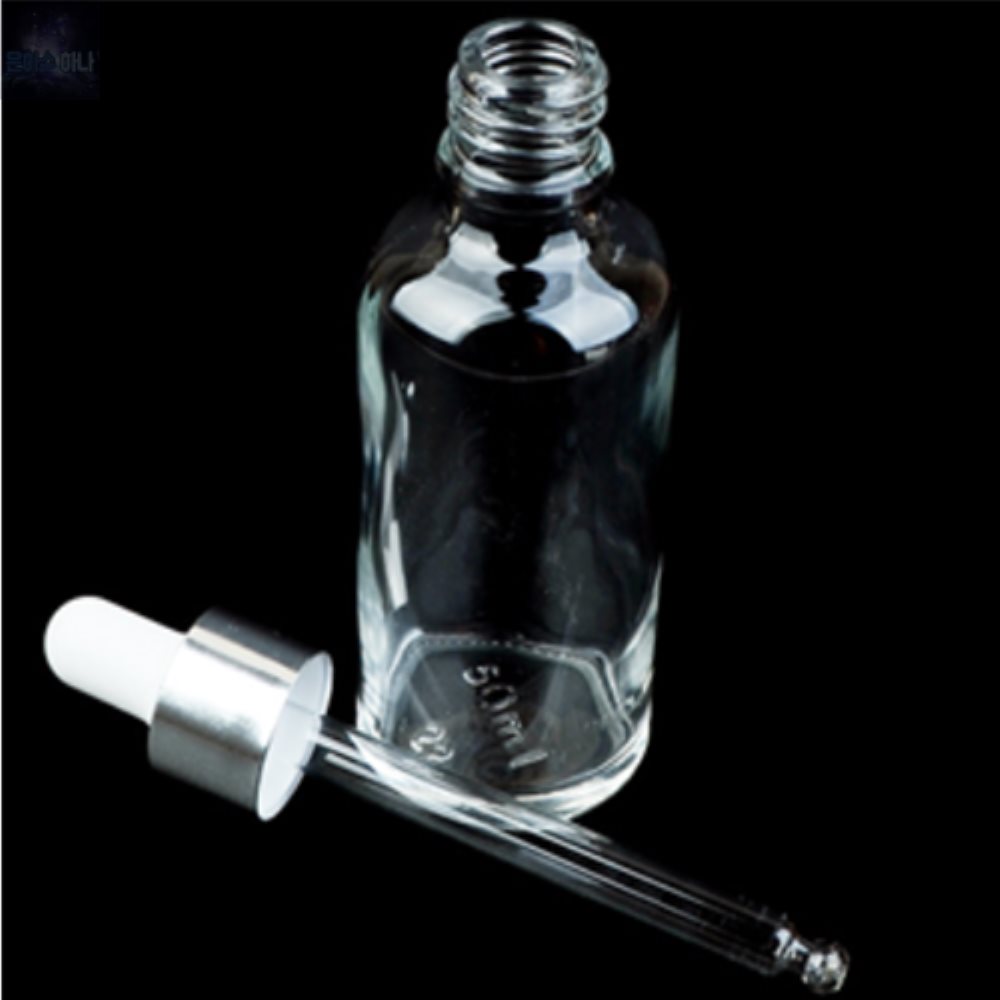 하나디자인 스포이드 유리 공병 50ml 여행용품 여행공병 오일병 : 은하수하나