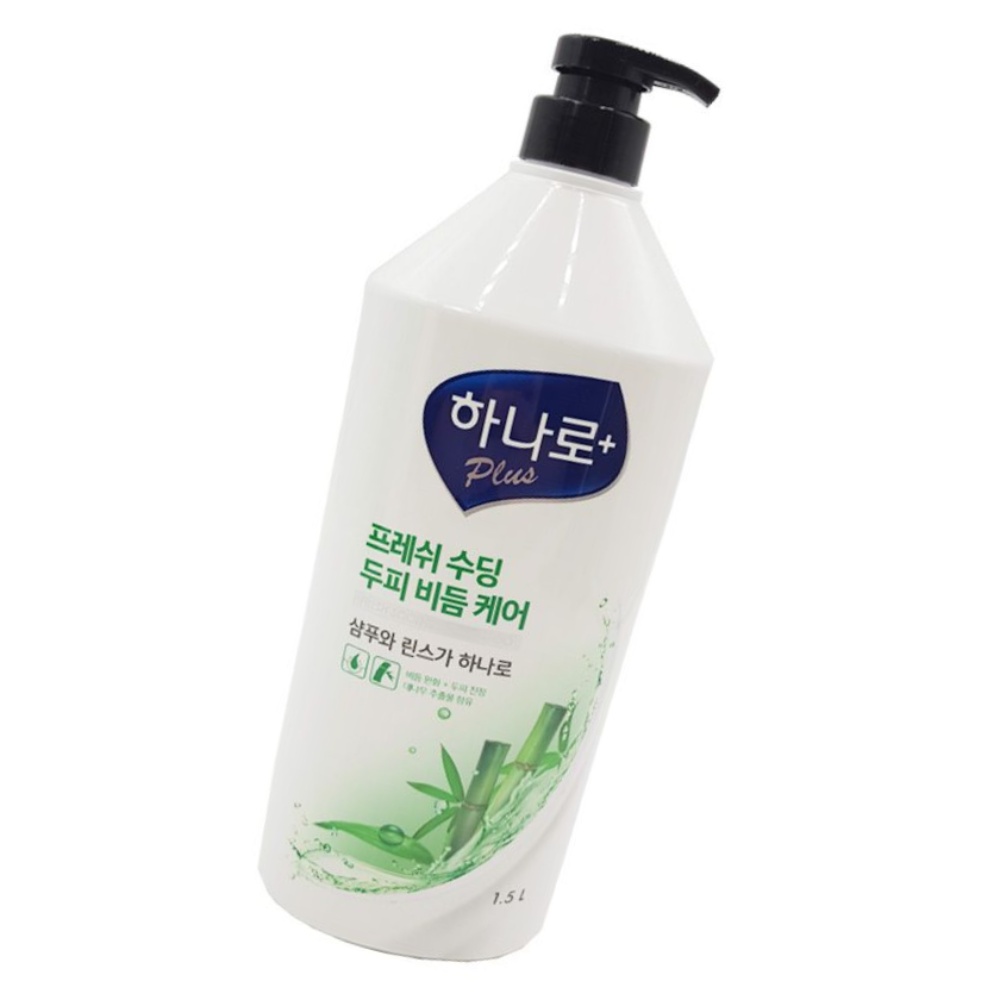 하나로 플러스 프레쉬 수딩 두피 비듬 케어 1.5L 산뜻한 두피 향기 케어 가려움 : 다드림shop