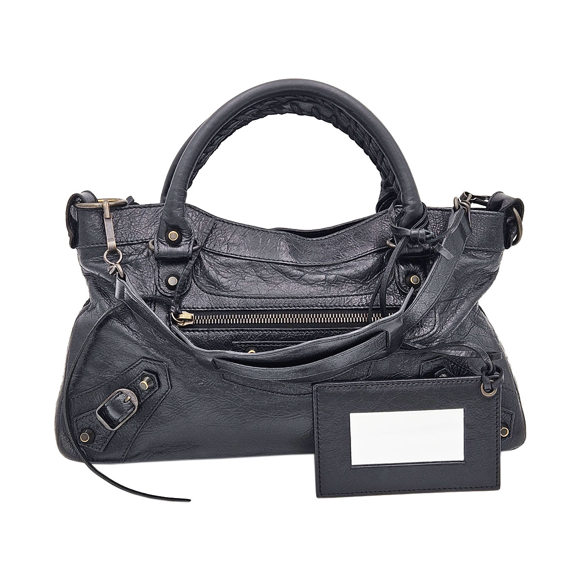 [중고] 발렌시아가 Balenciaga 103208 블랙 클래식 퍼스트 시티 모터 2WAY : 중고명품 리에