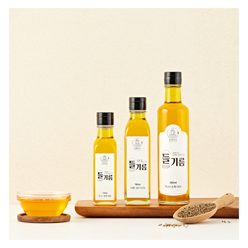 국산 방앗간 들기름 돌 결혼식답례품 300ml : 빛드는집