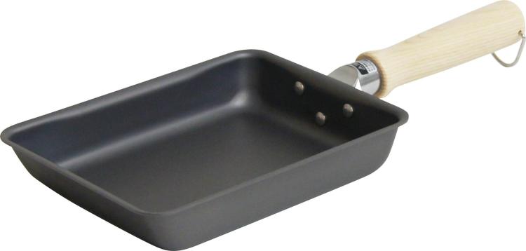 우루시야마 금속 공업 계란 구이 프라이팬 계란 구이 19 × 14cm IH 대응 일본제 철장 TSO-E19-14 : NABEKI SS