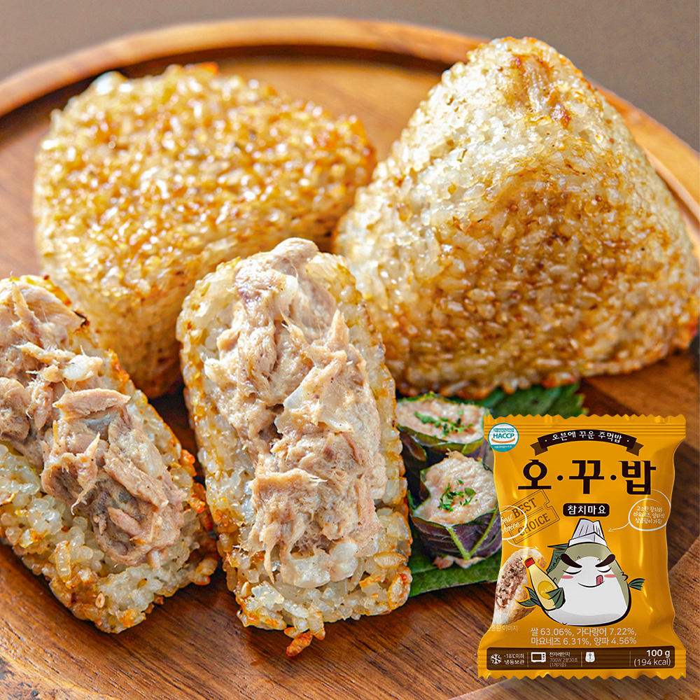 오꾸밥 오븐에 꾸운주먹밥 참치마요 16봉 냉동 삼각김밥 외7종 : 카페이노스주식회사