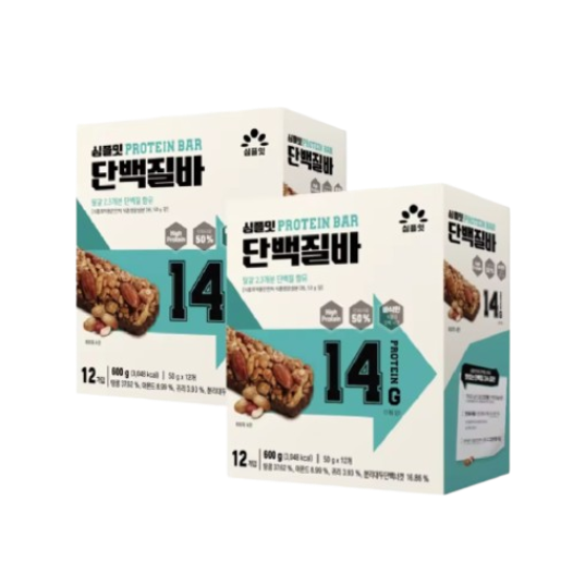 심플잇 단백질바 50g x 24개 : 일억별