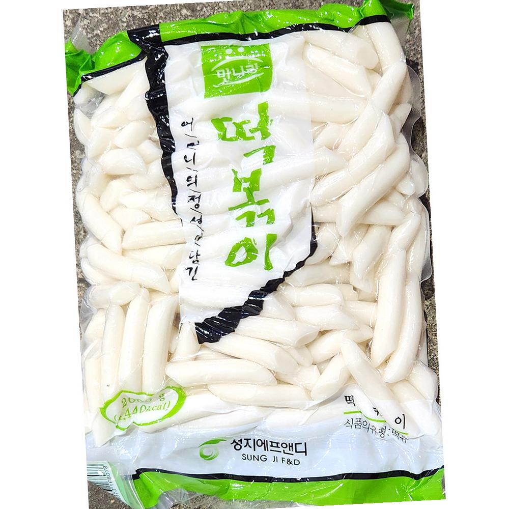 쌀떡볶이떡 성지에프앤디 진공포장 2K X6 : 딩동댕푸드