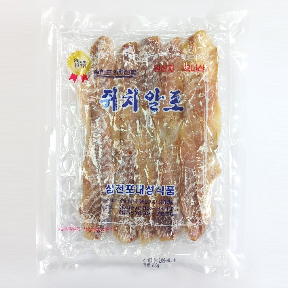 건어물 삼천포의 명산물 쥐치알포 쥐알포 200g ( 국내산 ) // 삼천포 대성식품 : 푸드 삼천포