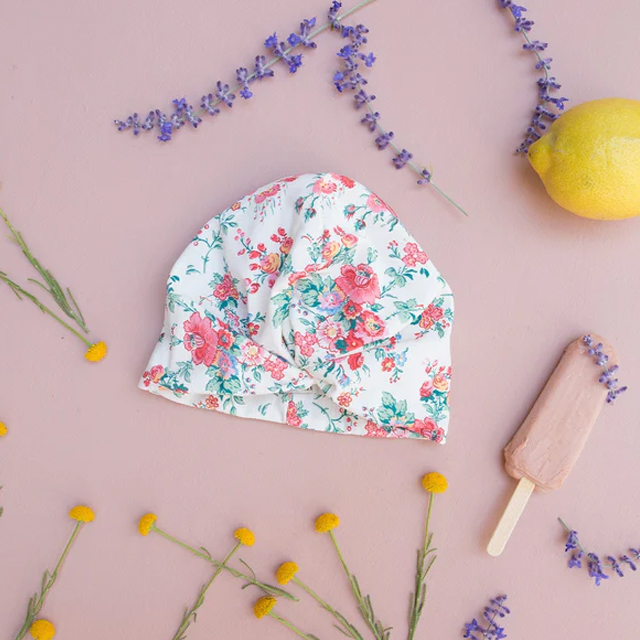 [루이스미샤] Bathing Turban Abina Cream Rosa Festa : 새싹옷장