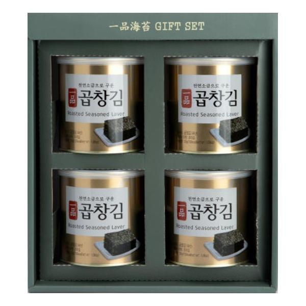 곱창김 캔 깡통김 선물 세트 4캔 : 굿세라