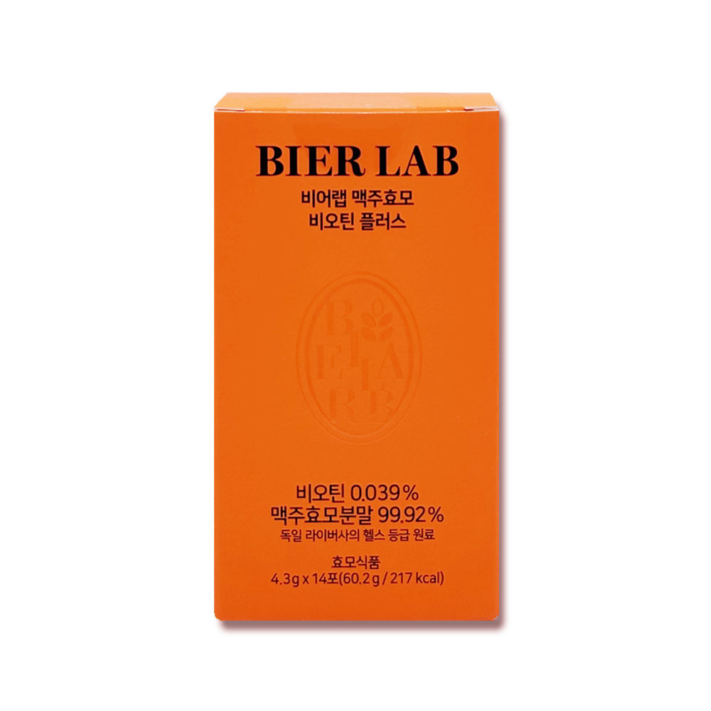 비어랩 독일 맥주효모 비오틴 플러스 14포, 1개 : 바이더웰