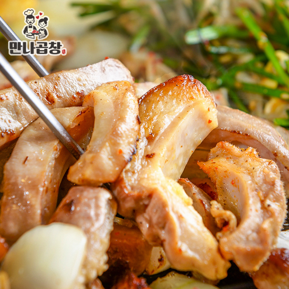 [만나 한우막창] 소곱창 대창 술안주 집들이 혼술 소곱창밀키트 캠핑 : 만나곱창